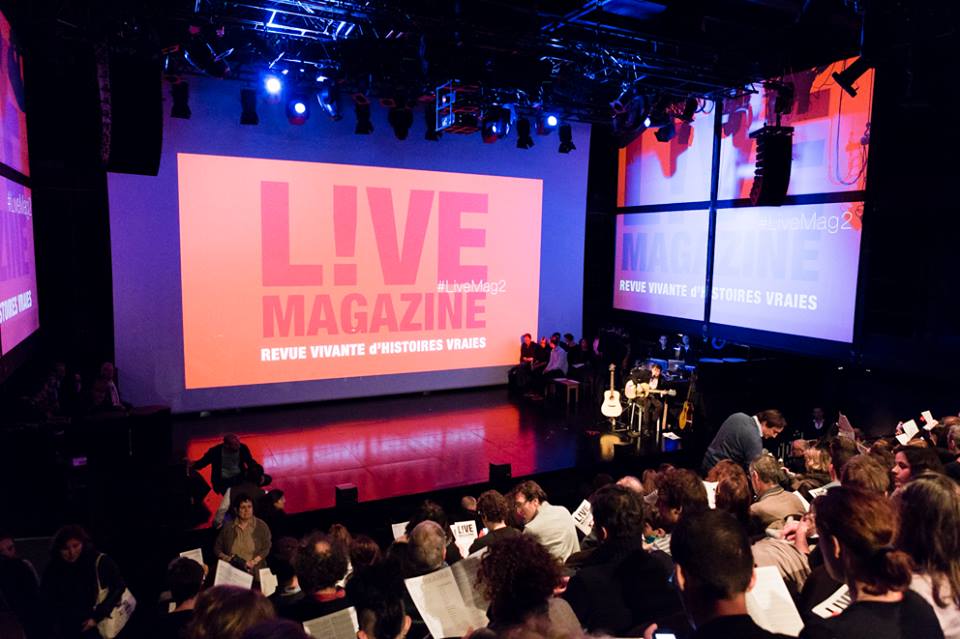 “Live Magazine”: format innovant ou nouveau business?