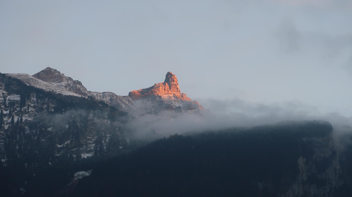 Coucher de soleil en Valais